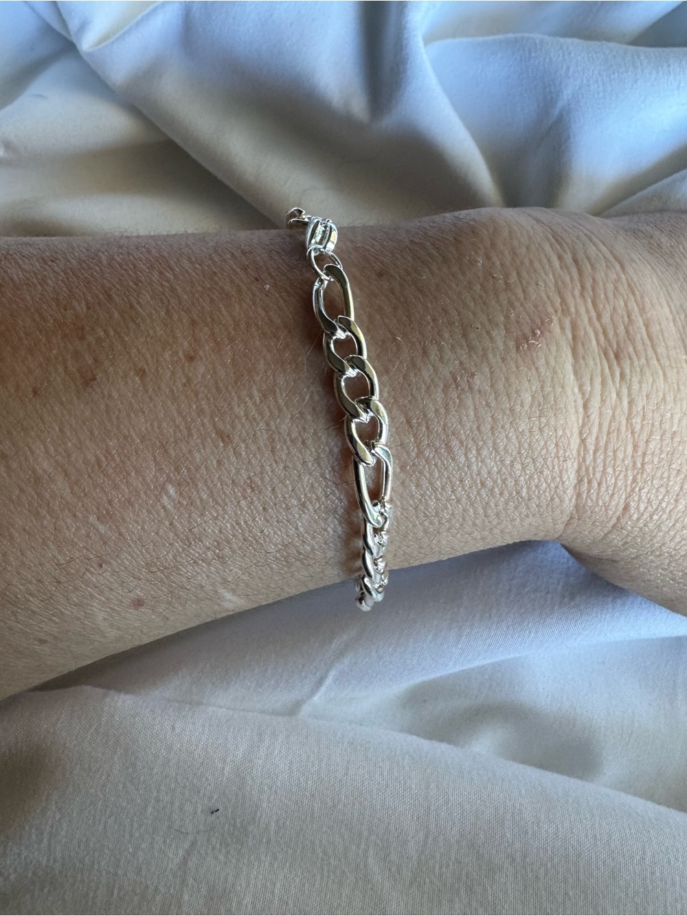 925 Sterling Silver Link Chain Bracelet - Women's Jewelry